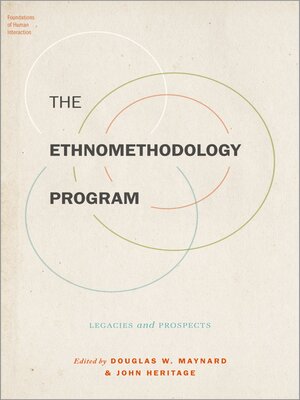 cover image of The Ethnomethodology Program